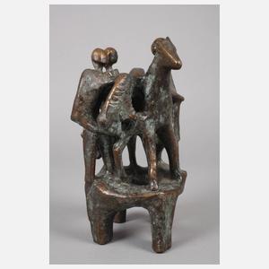 Moderne Bronzegruppe