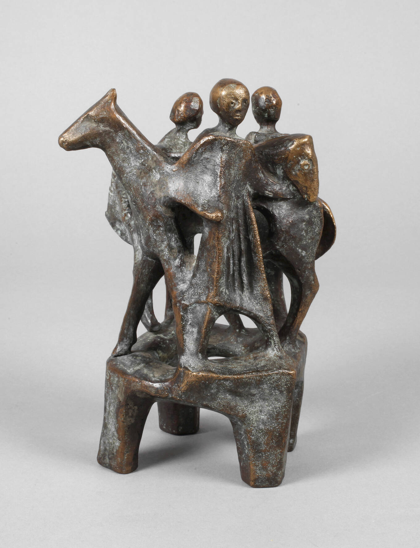 Moderne Bronzegruppe