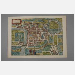 Braun & Hogenberg, Stadtplan Trient