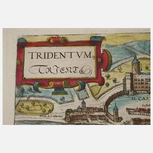 Braun & Hogenberg, Stadtplan Trient