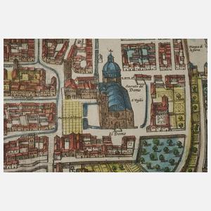 Braun & Hogenberg, Stadtplan Trient