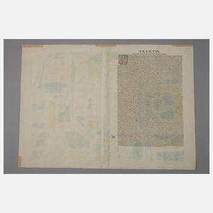 Braun & Hogenberg, Stadtplan Trient