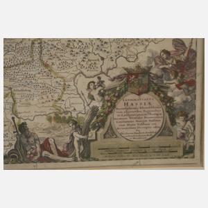 Kupferstichkarte Hessen