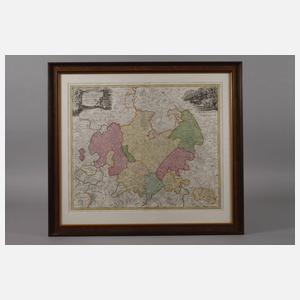 Johann Baptist Homann, Kupferstichkarte Hessen