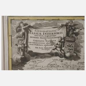 Johann Baptist Homann, Kupferstichkarte Hessen