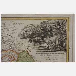 Johann Baptist Homann, Kupferstichkarte Hessen