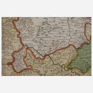 Johann Baptist Homann, Kupferstichkarte Hessen