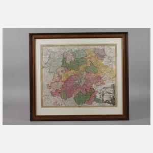 Johann Baptist Homann, Kupferstichkarte Thüringen