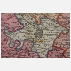 Johann Baptist Homann, Kupferstichkarte Thüringen