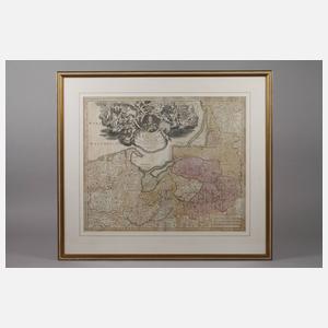 Johann Baptist Homann, Kupferstichkarte Ostpreußen