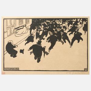 Félix Vallotton, "Die Demonstration"