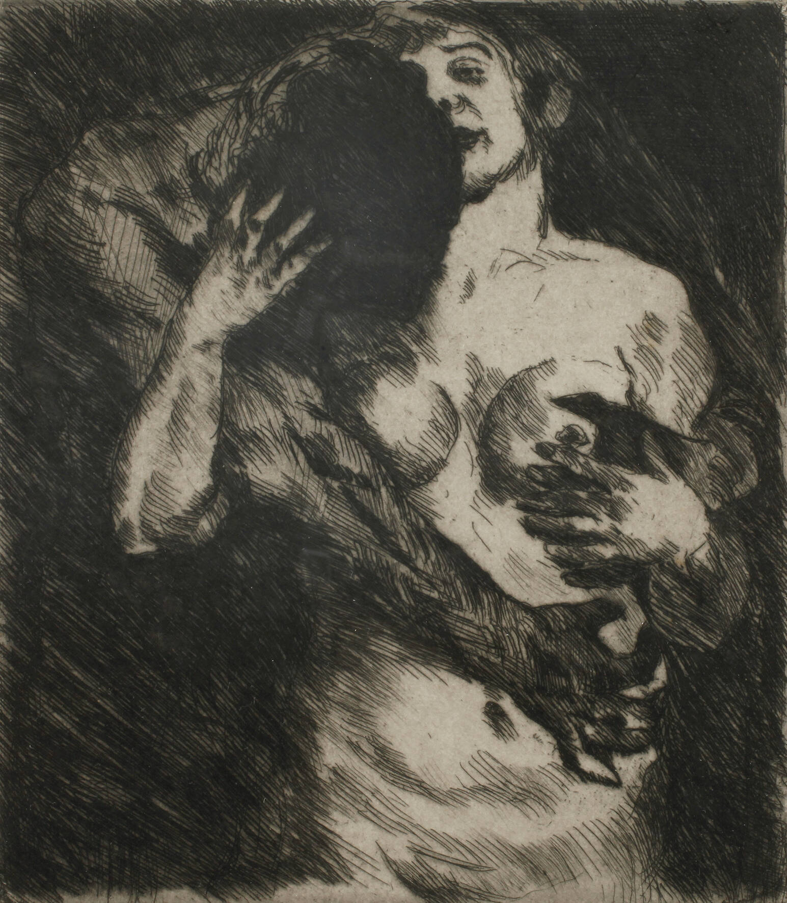 Prof. Lovis Corinth, "Umarmung"