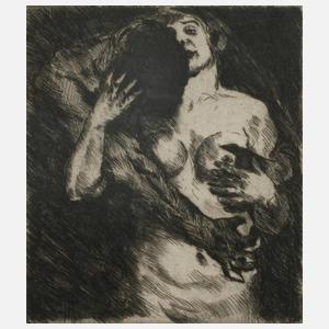 Prof. Lovis Corinth, "Umarmung"