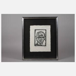 Prof. Otto Dix, Selbstbildnis