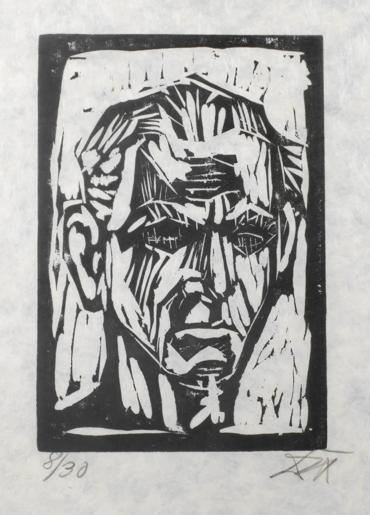 Prof. Otto Dix, Selbstbildnis