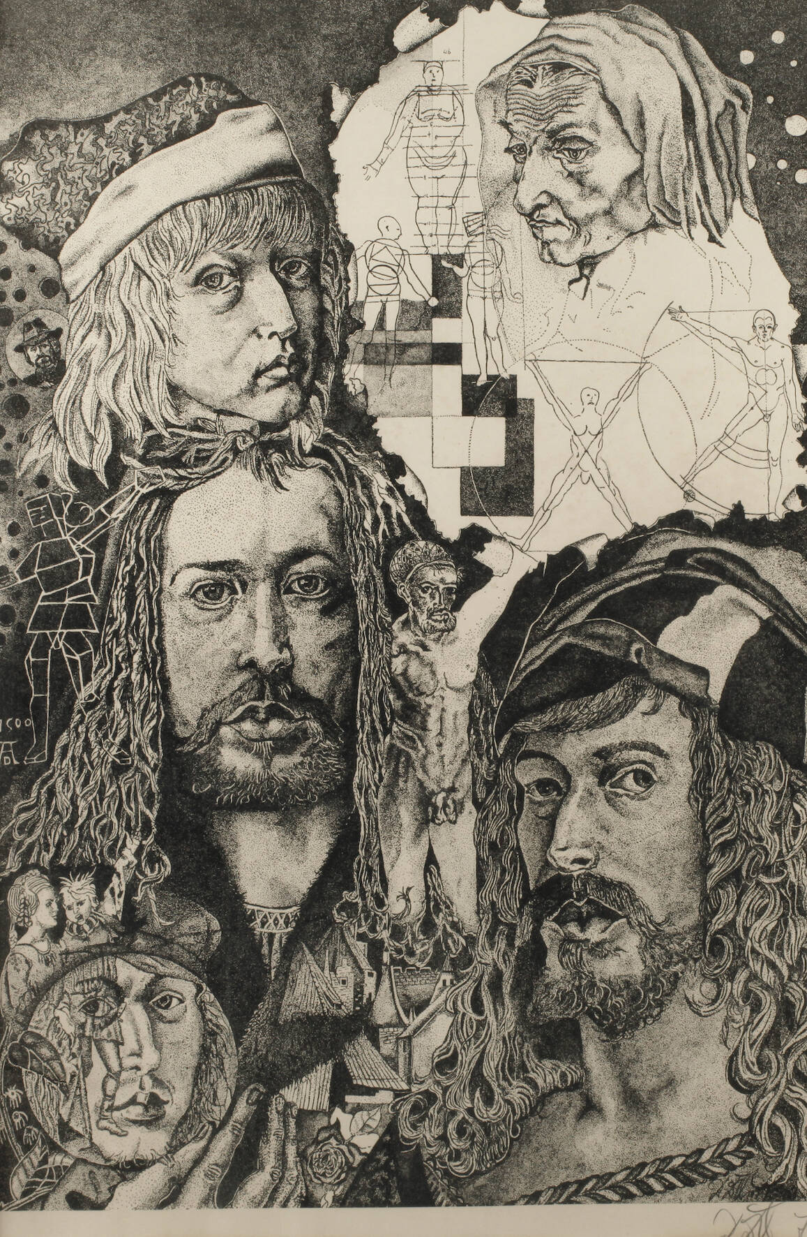 B. Dix, Hommage an Dürer