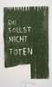Prof. Felix Droese, "Du sollst nicht töten"