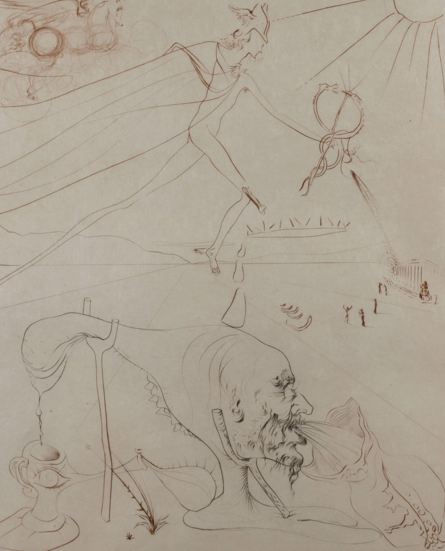 Salvador Dali, Figurative Komposition