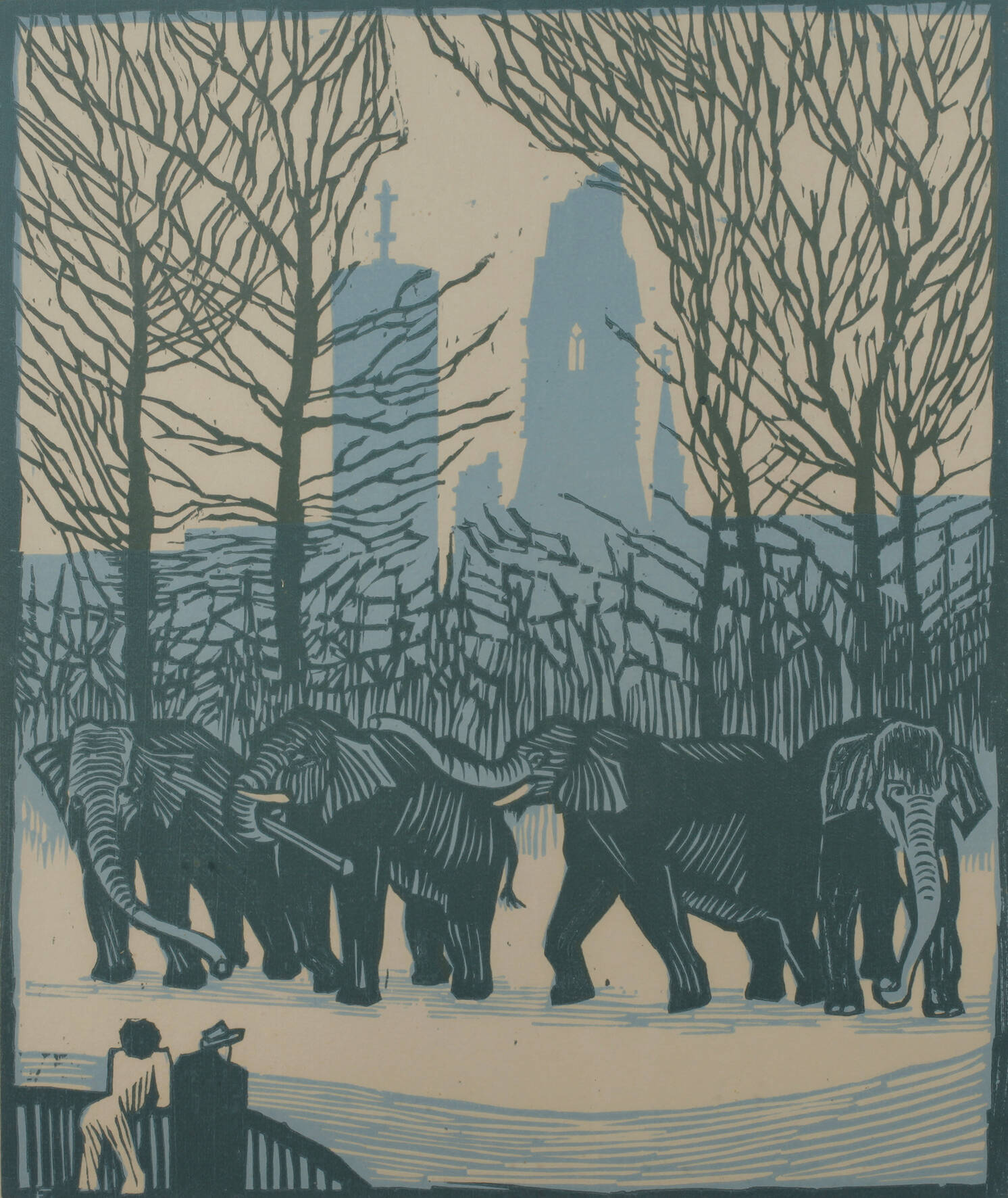 Conrad Felixmüller, Im Berliner Zoo