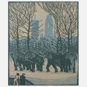 Conrad Felixmüller, Im Berliner Zoo