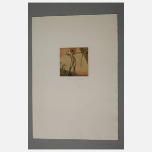 Prof. Ernst Fuchs, "Bogenschützin"