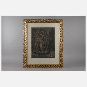 Prof. Ernst Fuchs, "Venus auf der Insel des Todes"