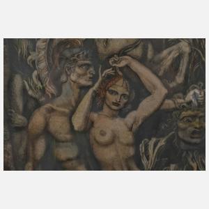 Prof. Ernst Fuchs, "Venus auf der Insel des Todes"