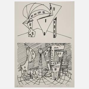 Rainer Fetting, Berlin-Alexanderplatz