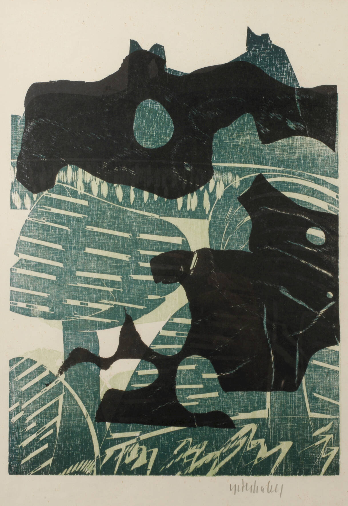 HAP Grieshaber, "Trees II"