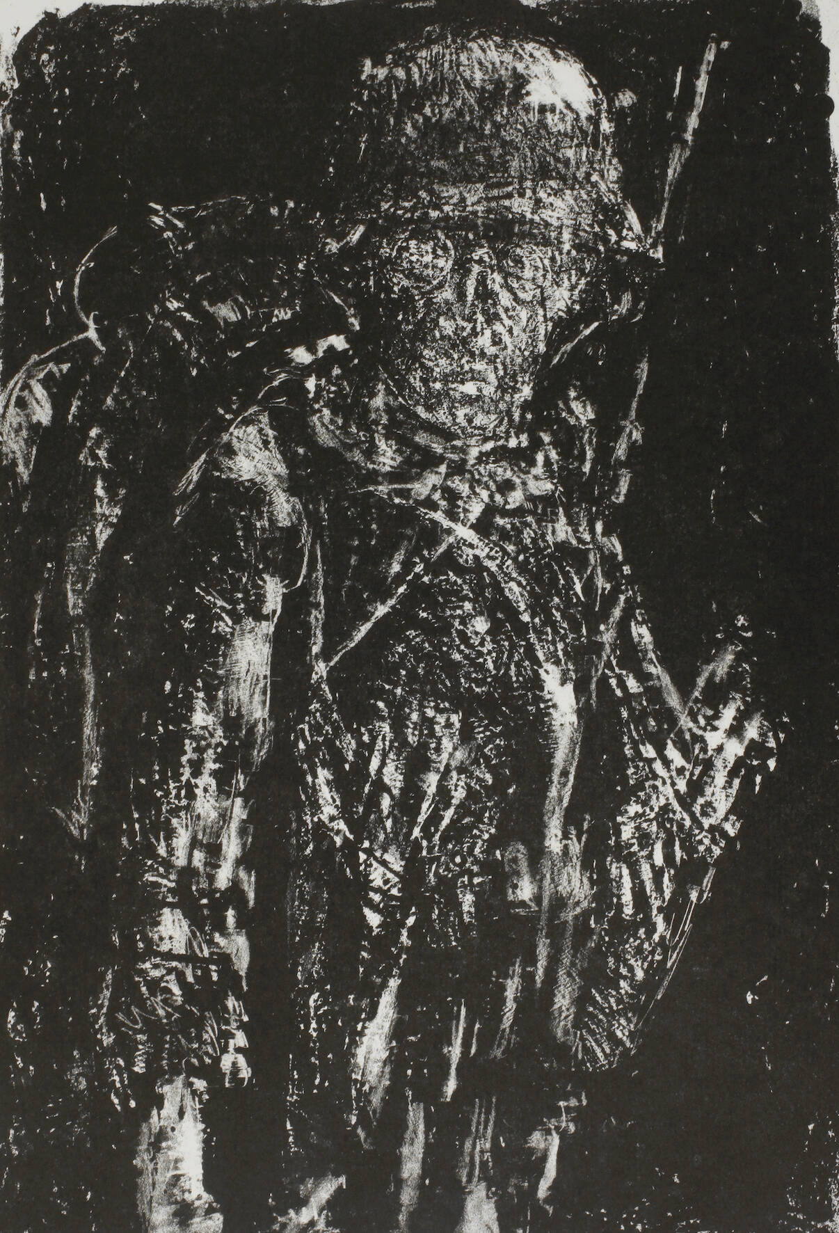 Prof. Bernhard Heisig, "Stehender Soldat"