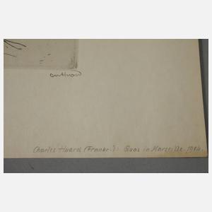 Charles Huard, "Quai in Marseille"