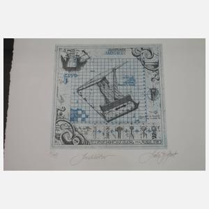 Leslie G. Hunt, vier Graphiken