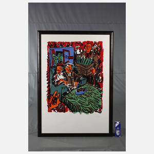 Prof. Jörg Immendorff, "3. Oktober 90"