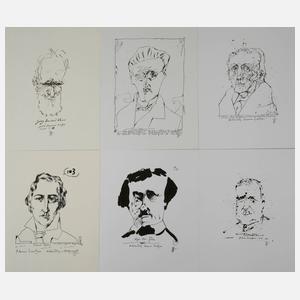 Horst Janssen, Sammlung Schriftstellerportraits