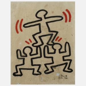 Keith Haring, Blatt aus der Bayer Suite