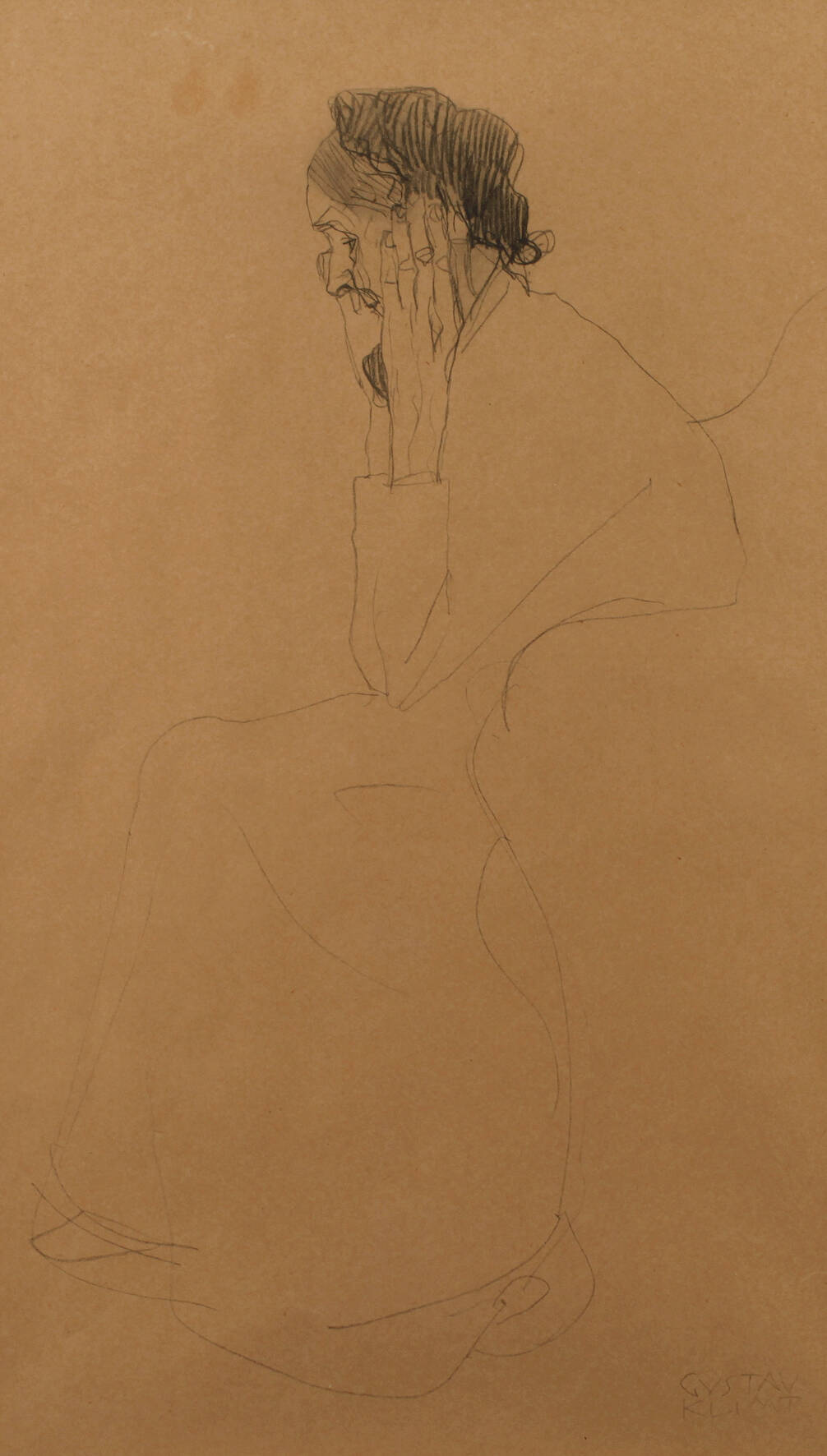 Gustav Klimt, Bildnis einer älteren Frau