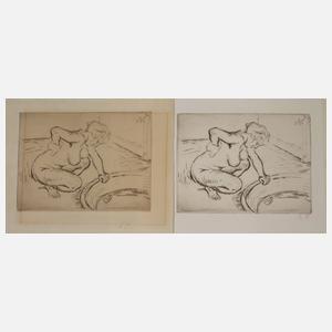 Louis Legrand, Im Bade