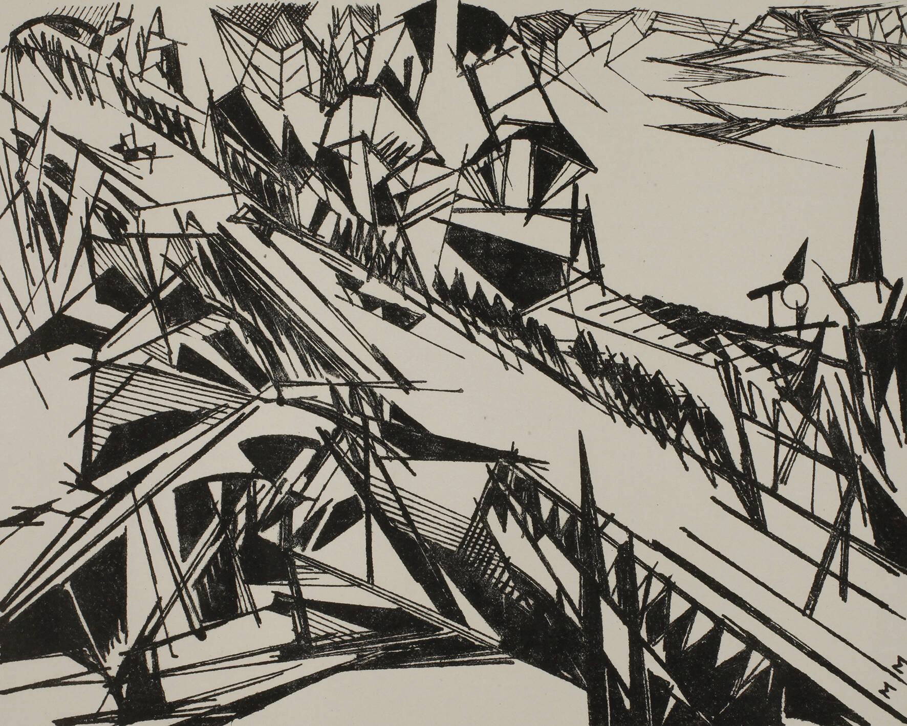 Moritz Melzer, "Spreebrücke, Berlin",