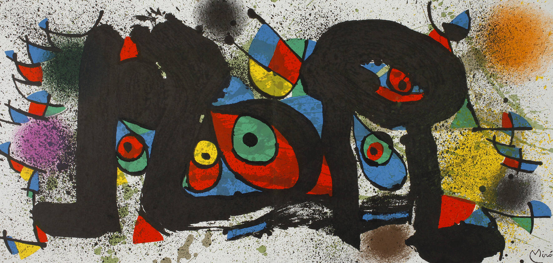 Joan Miró, Abstrakte Komposition II