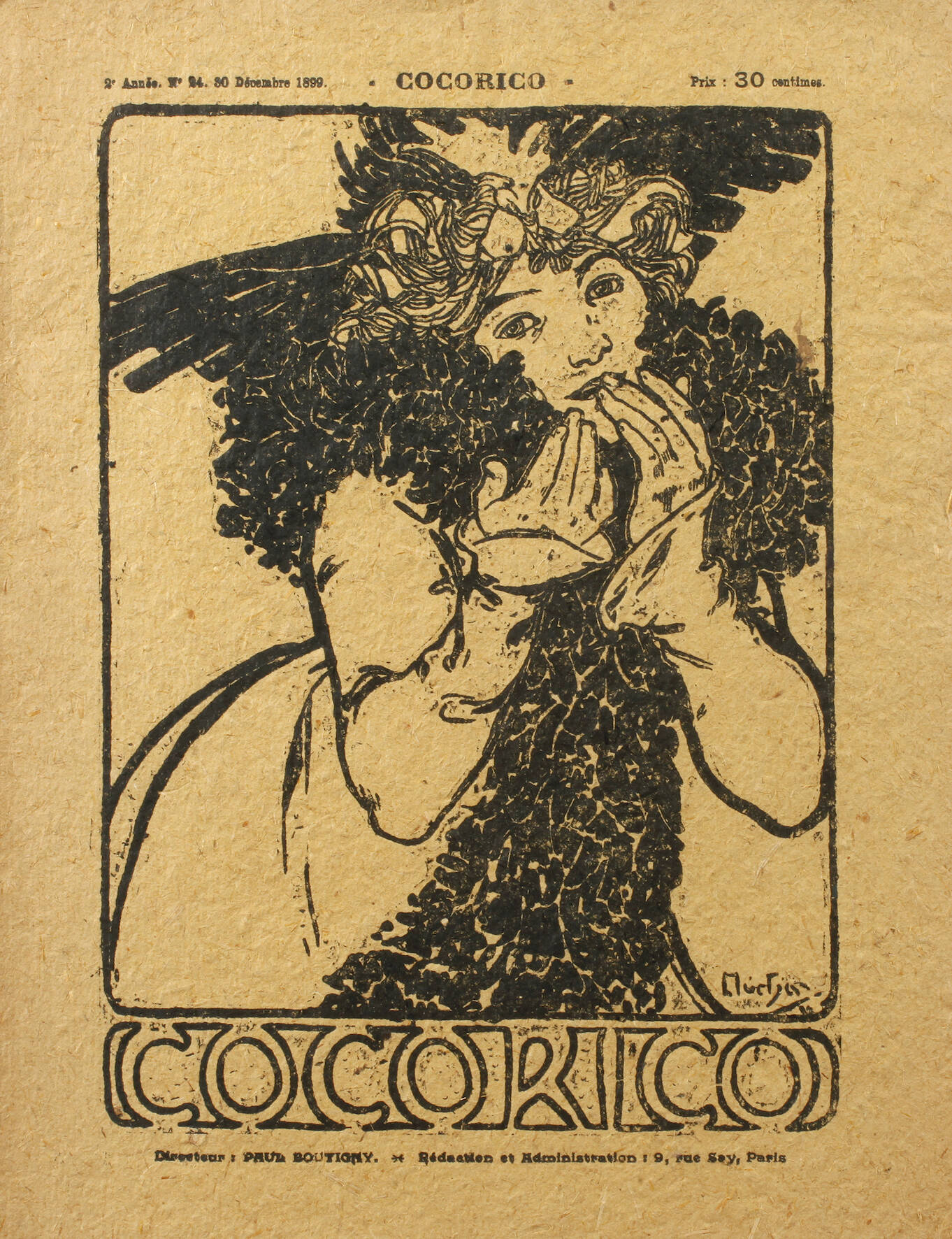 Alfons Mucha "Cocorico"