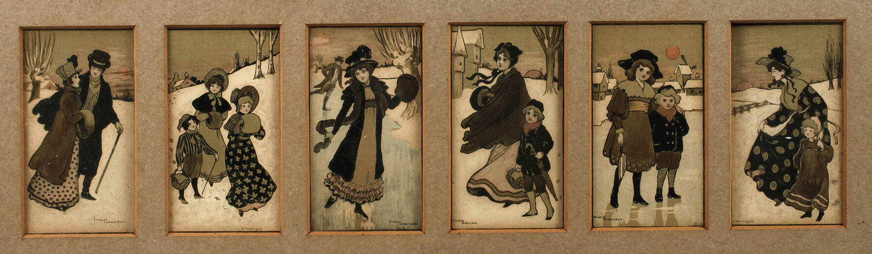 Ethel Parkinson, Folge winterlicher Darstellungen