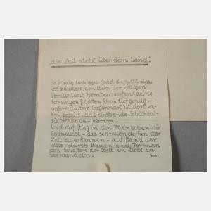 E. Pernice, "Die Zeit steht über dem Land "