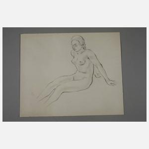 Robert Phillipi, sitzender Akt