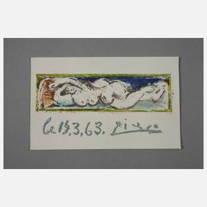 Pablo Picasso, Liegender Akt