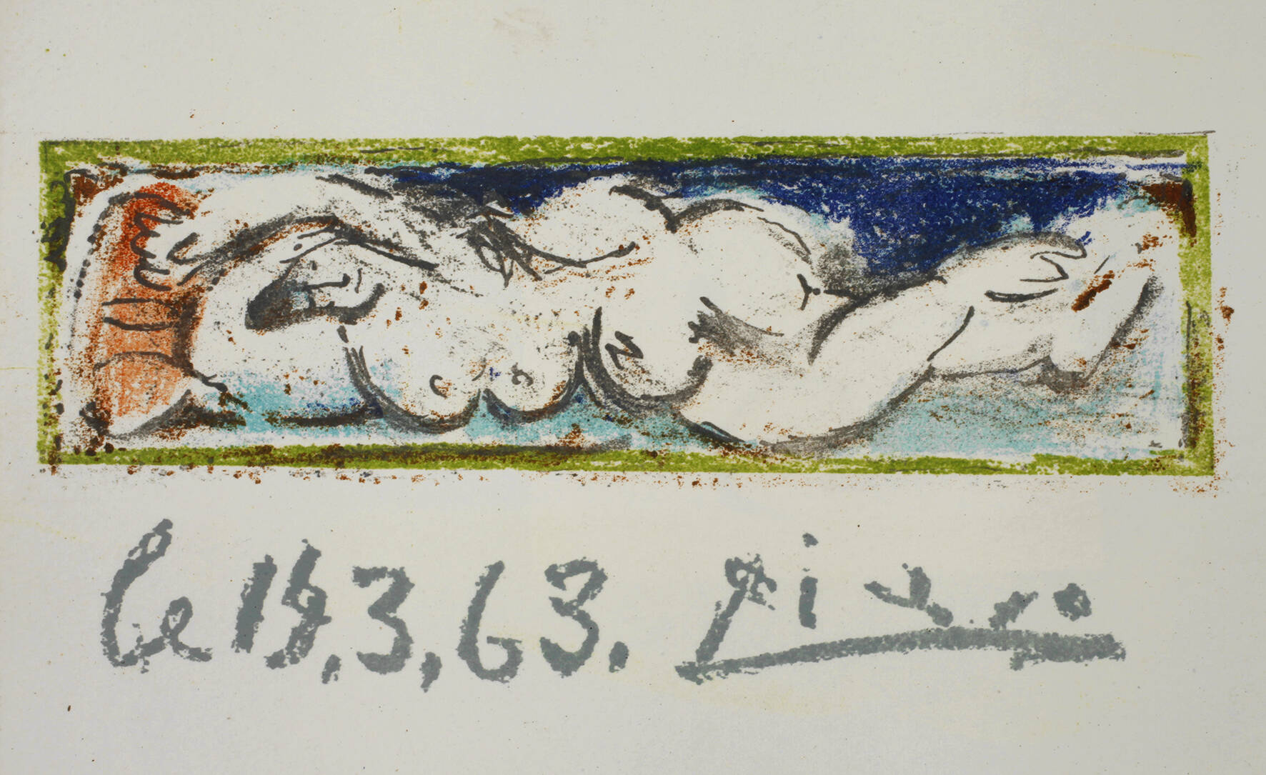 Pablo Picasso, Liegender Akt