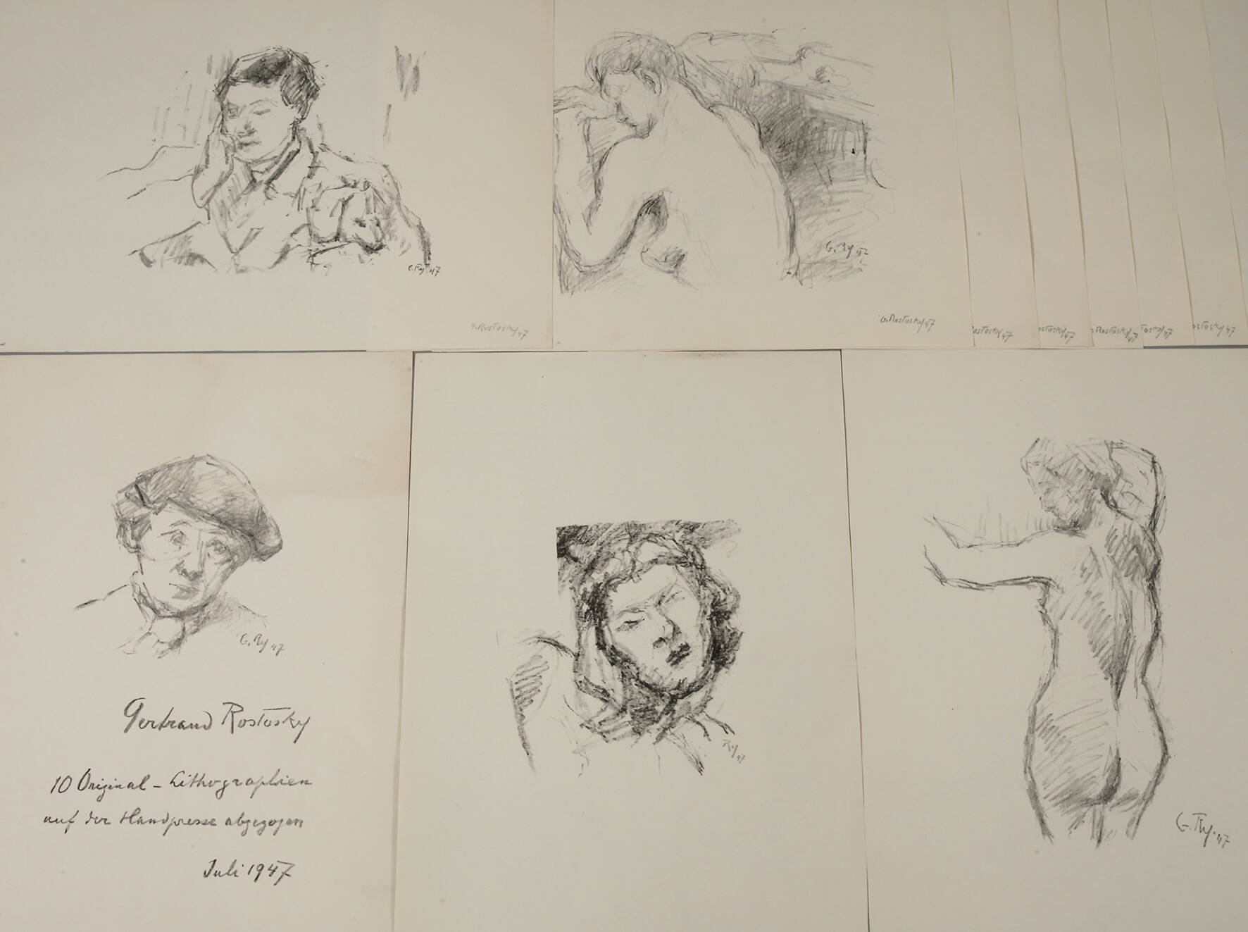 Gertraud Rostosky, Grafikkonvolut