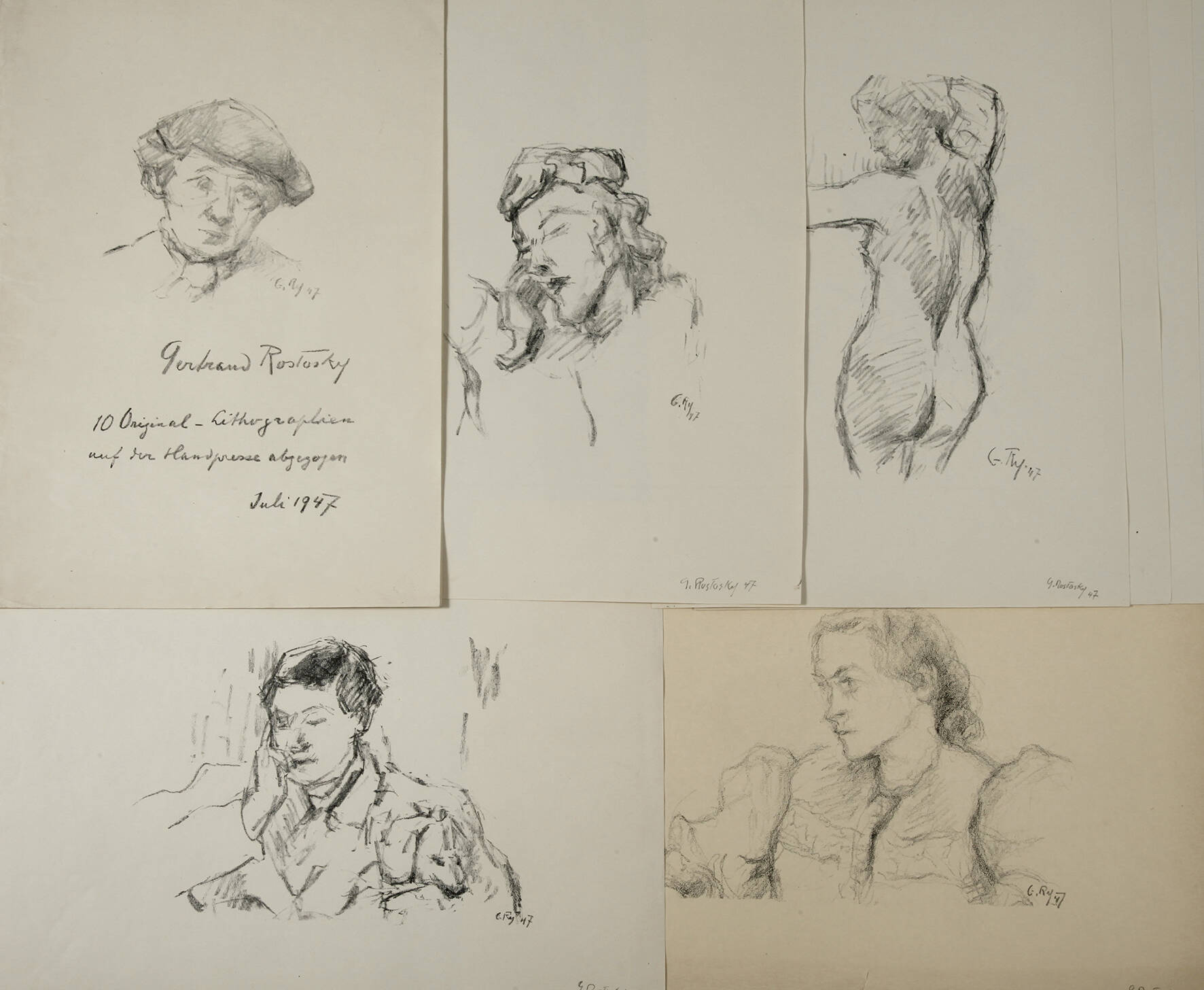 Gertraud Rostosky, Grafikkonvolut