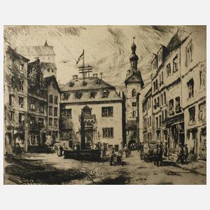 Josef Steib, "Marktplatz Cochem"