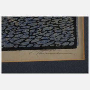 Carl Thiemann, "Marktplatz in Miltenberg"