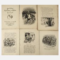 Prof. Heinrich Zille, Konvolut Lithografien111